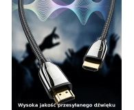 USAMS Kabel HDMI - HDMI 3mUltra HD U67 2,1 8K czarny - 1569078 - zdjęcie 7